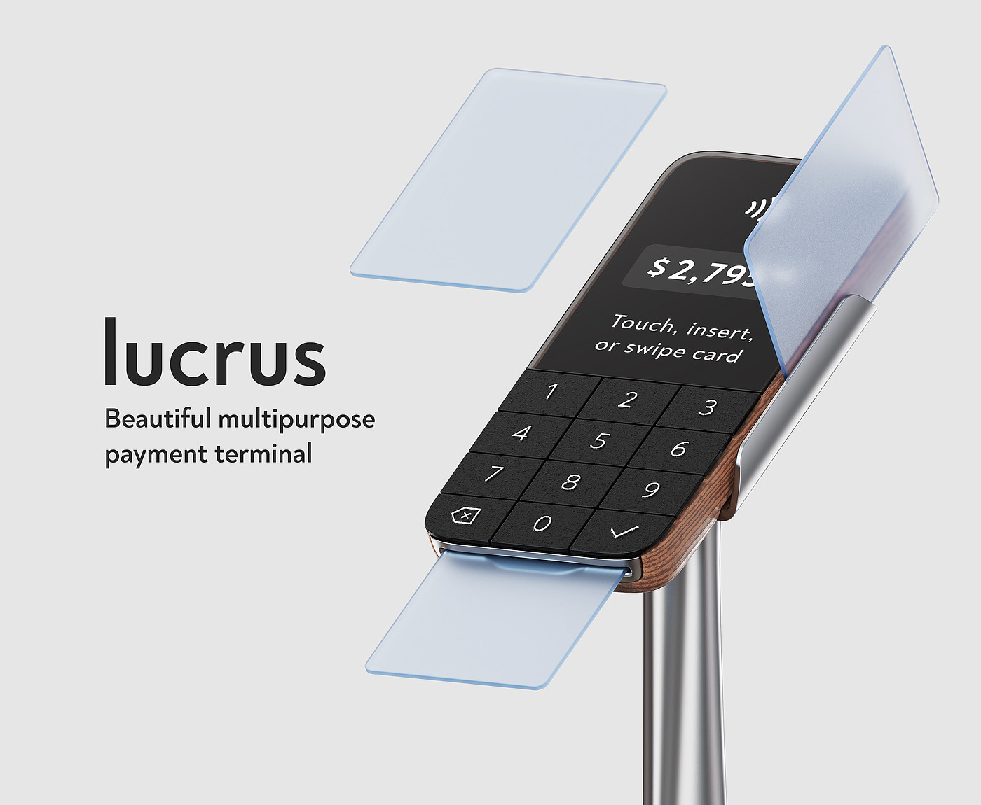 Lucrus，科技设计，产品设计，支付设备，