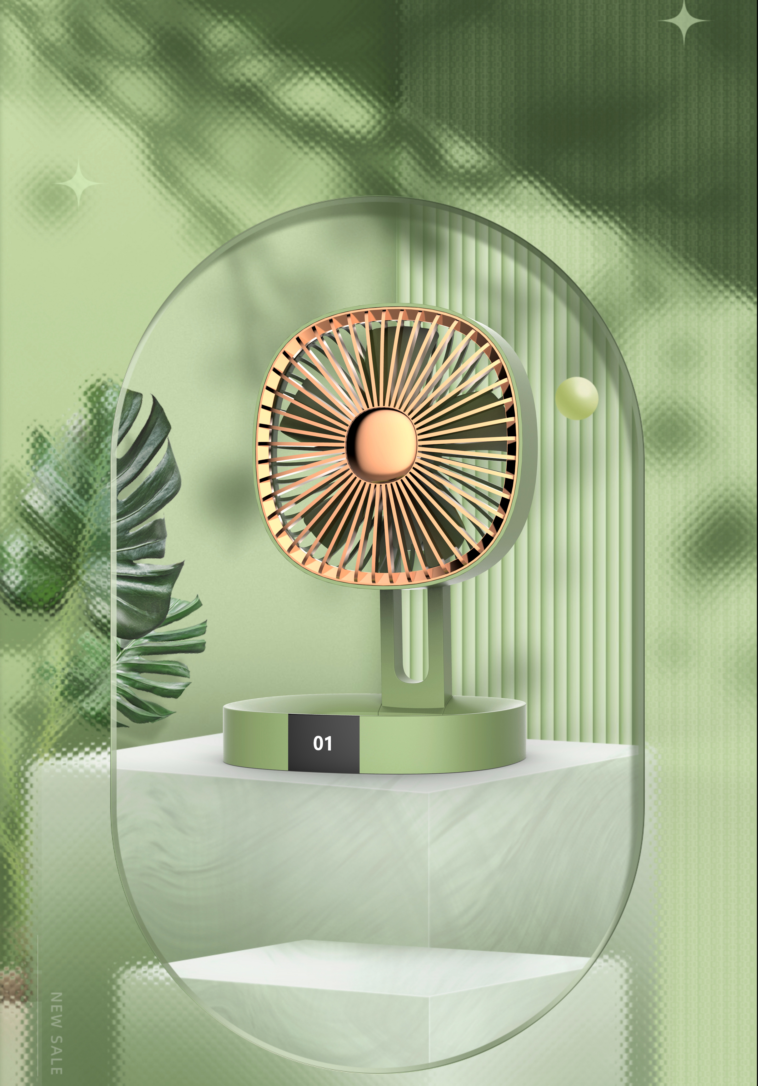 Small fan，small home appliances，Creative product design，product design，
