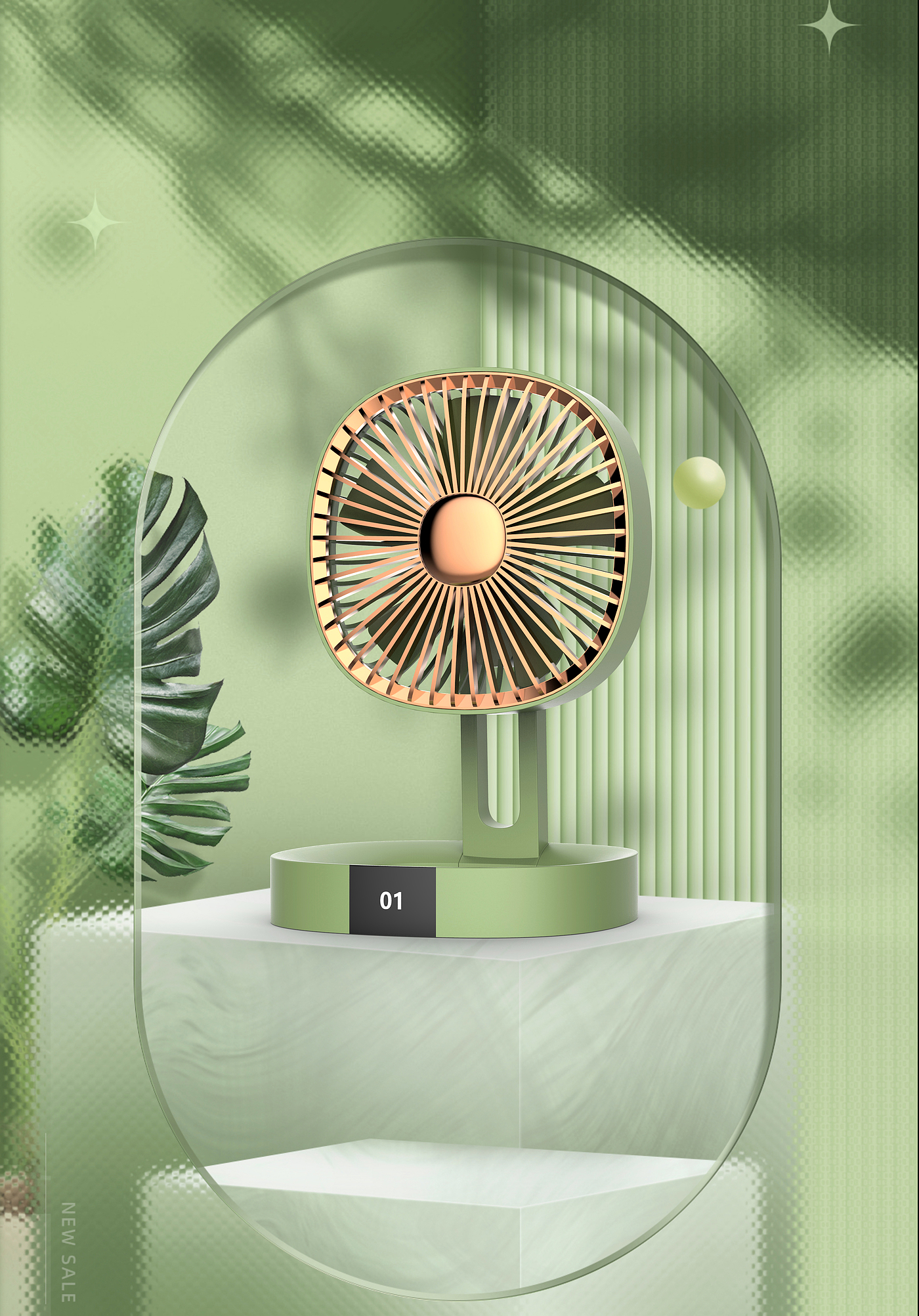 Small fan，small home appliances，Creative product design，product design，