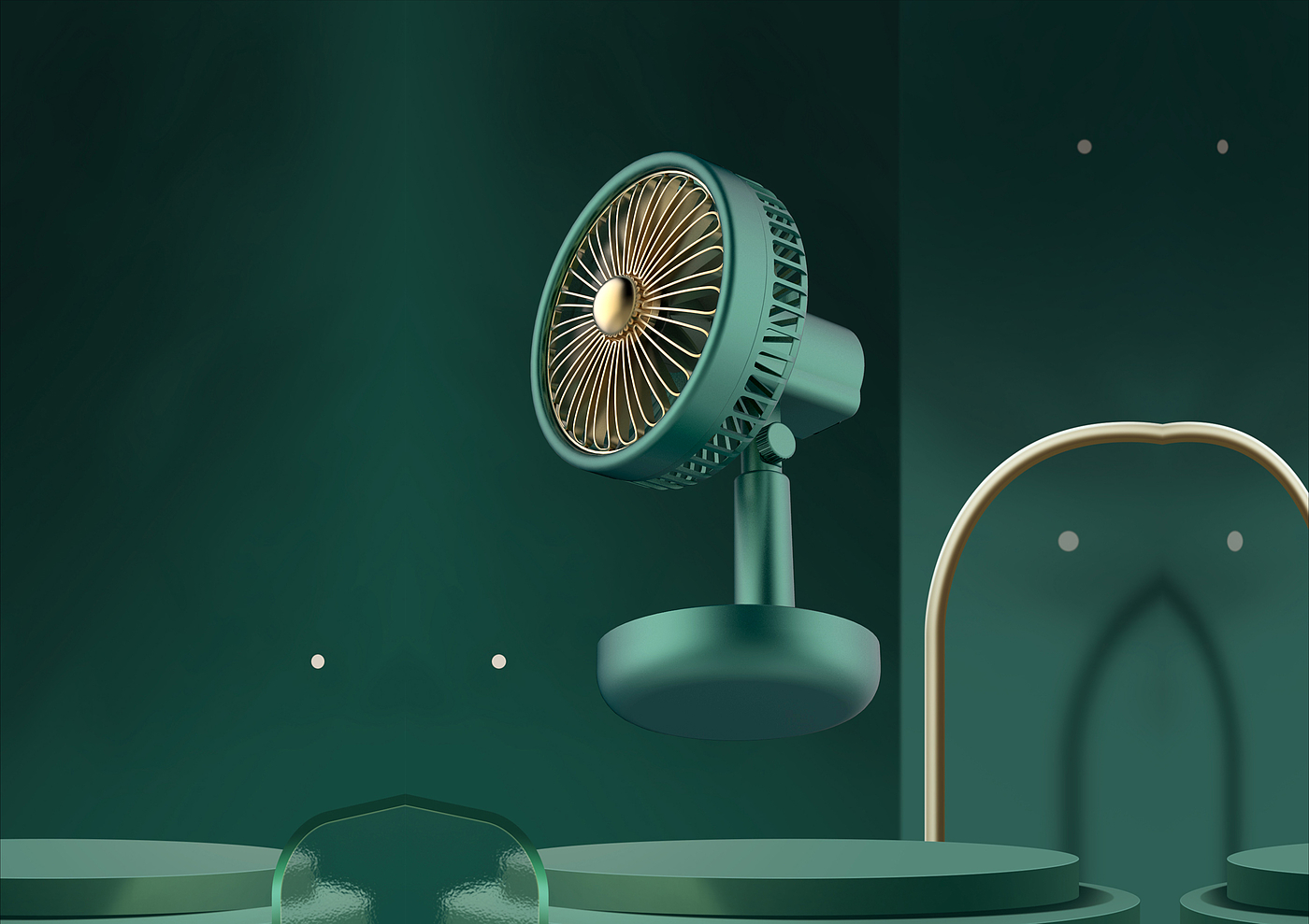 Small fan design，small home appliances，Creative design，product design，