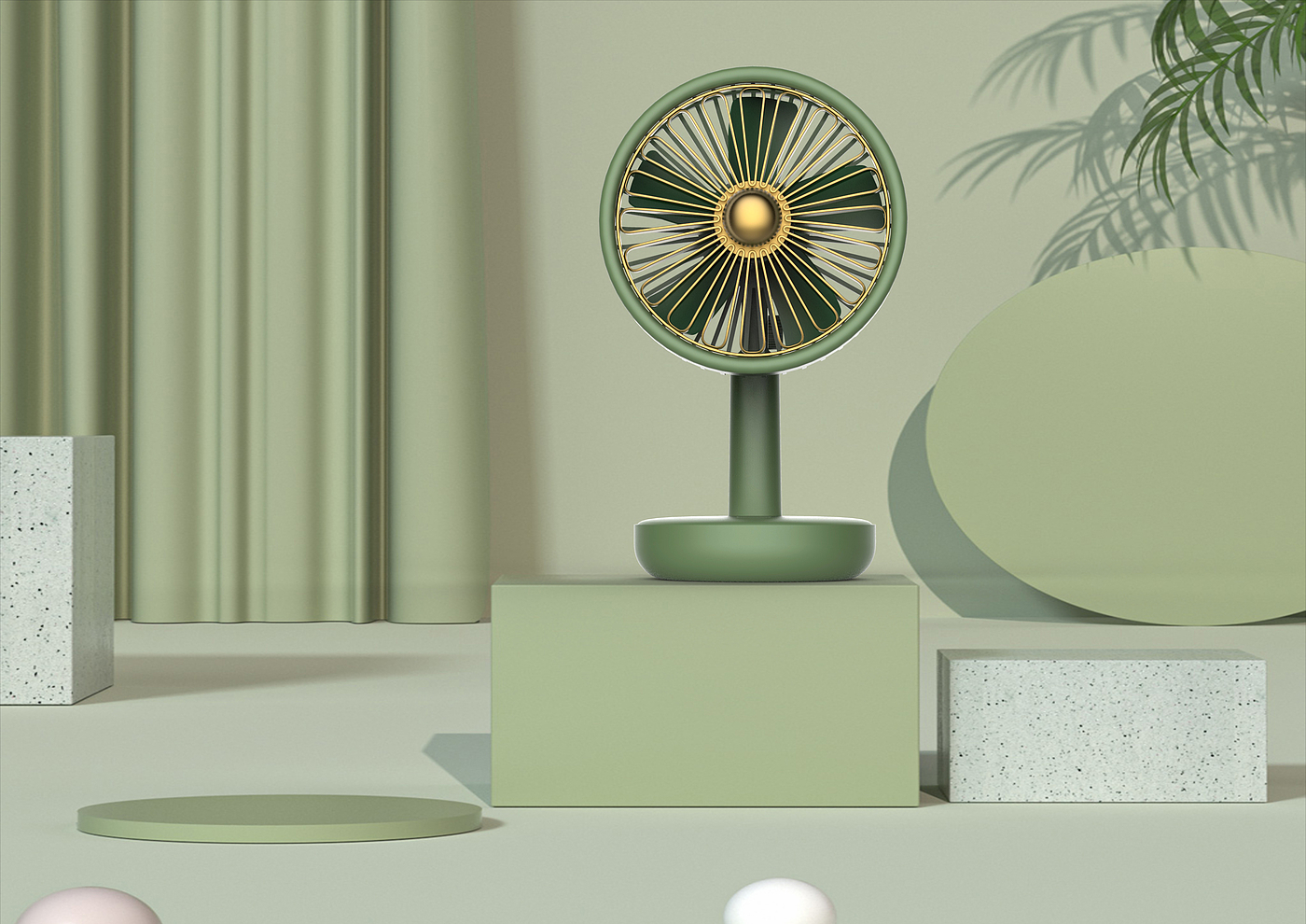 Small fan design，small home appliances，Creative design，product design，