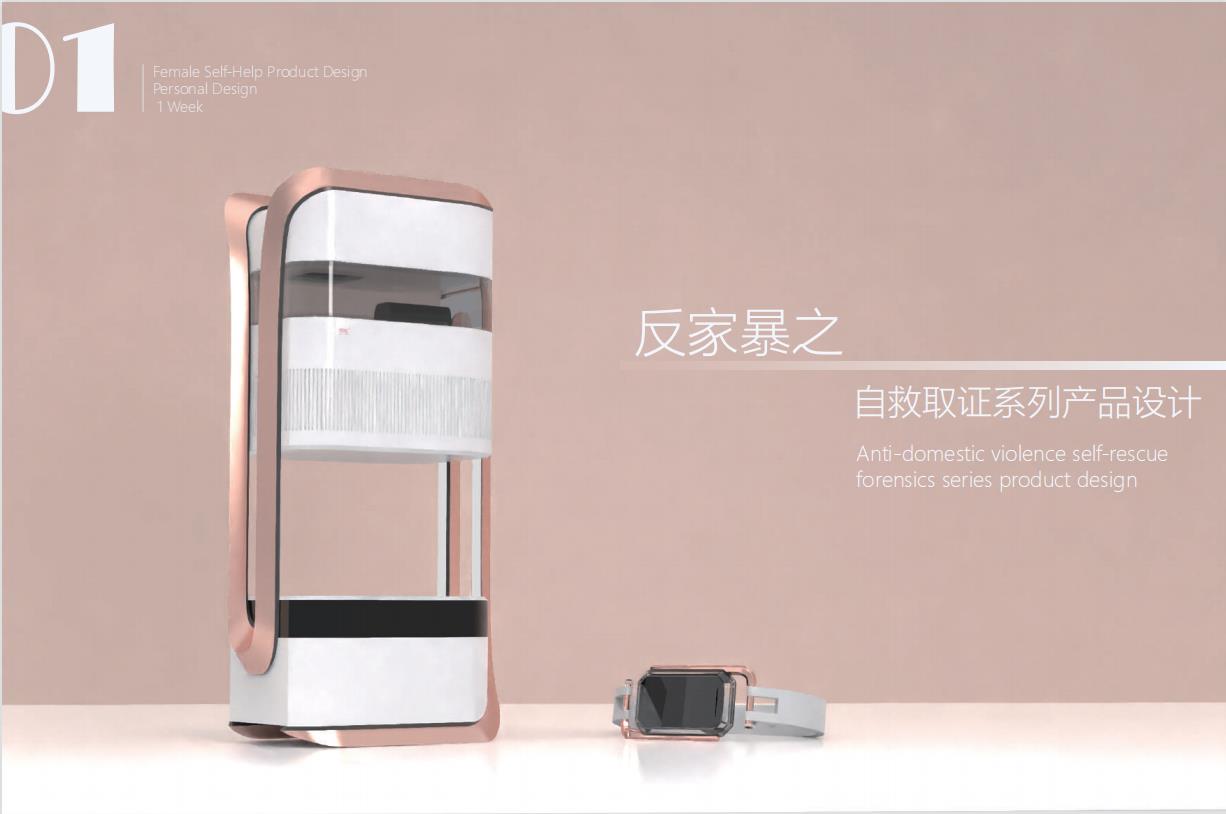 Anti-domestic violence self-help forensics series product design，
