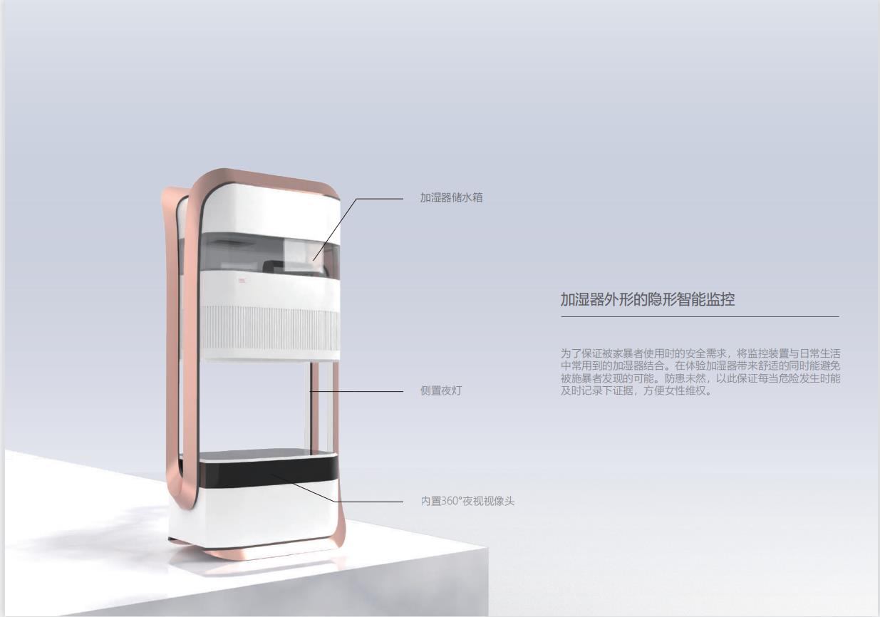 Anti-domestic violence self-help forensics series product design，