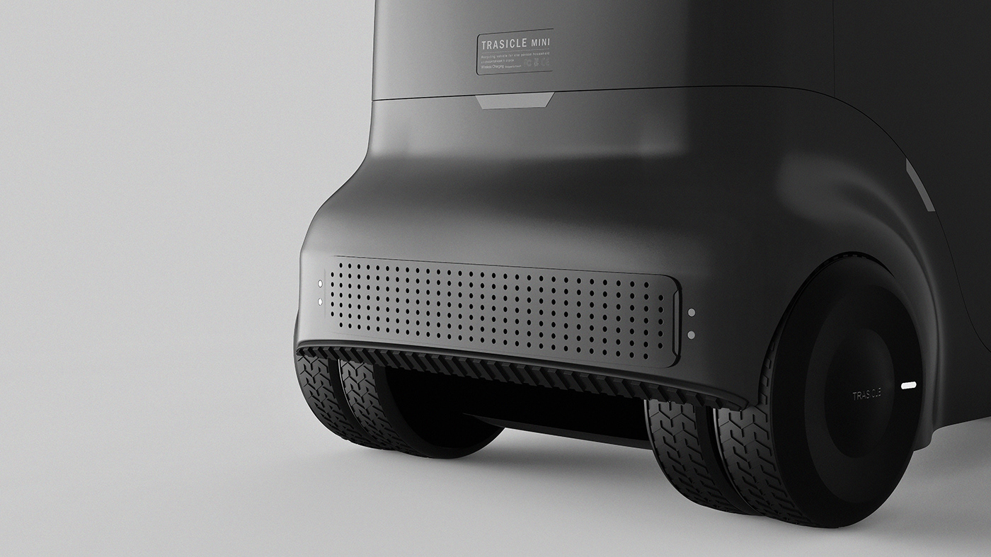 TRASICLE MINI，trash can，Design，intelligence，