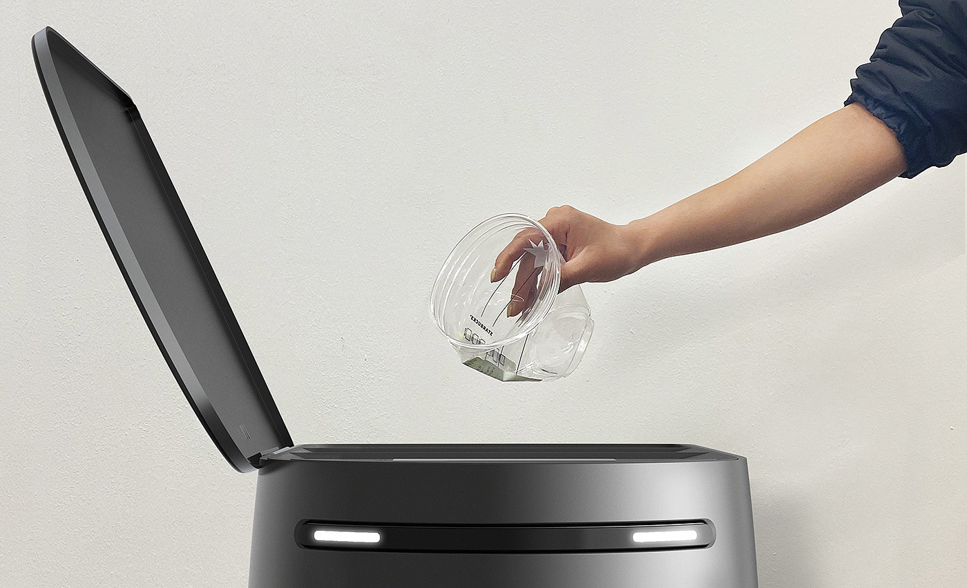 TRASICLE MINI，trash can，Design，intelligence，