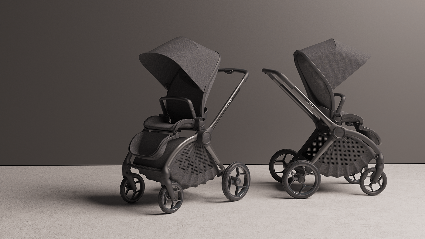 baby carriage，product design，Appearance design，exquisite，