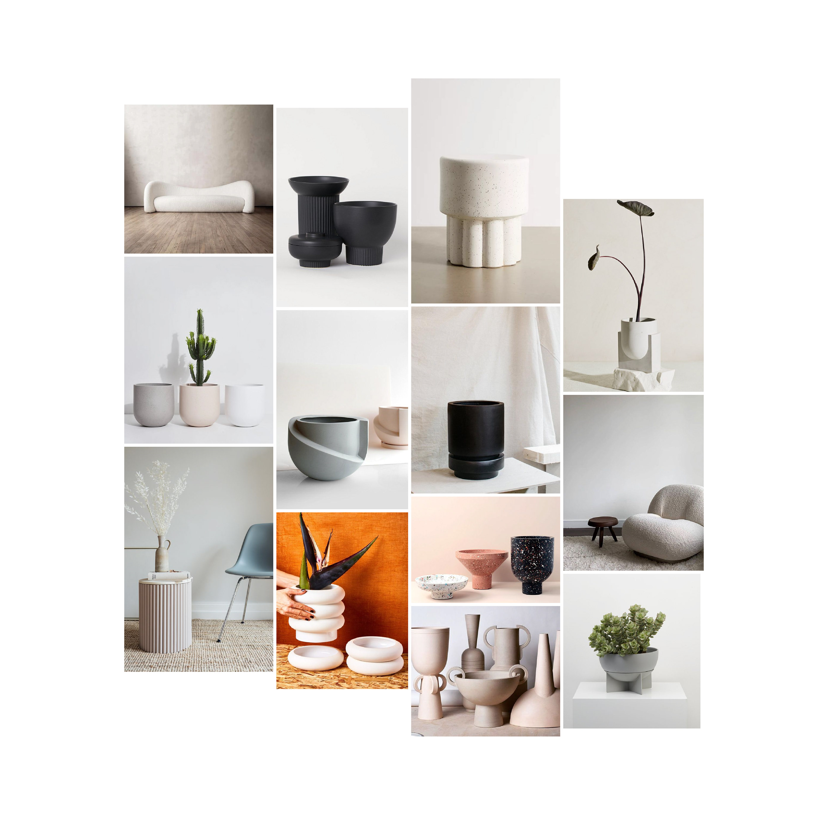 ceramics，Flowerpot，Design，Simplicity，