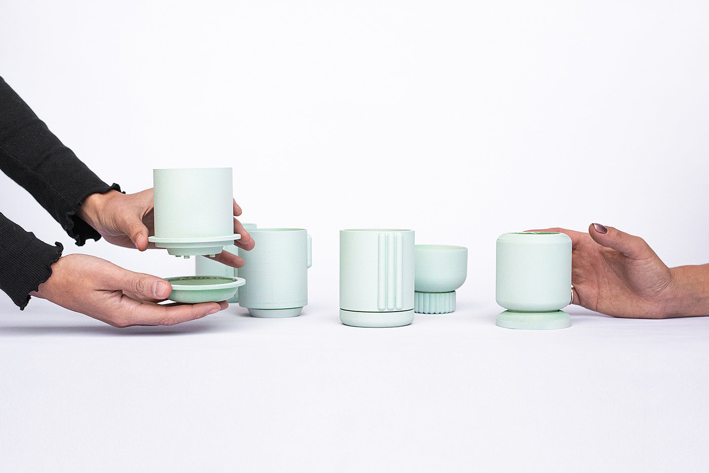 ceramics，Flowerpot，Design，Simplicity，