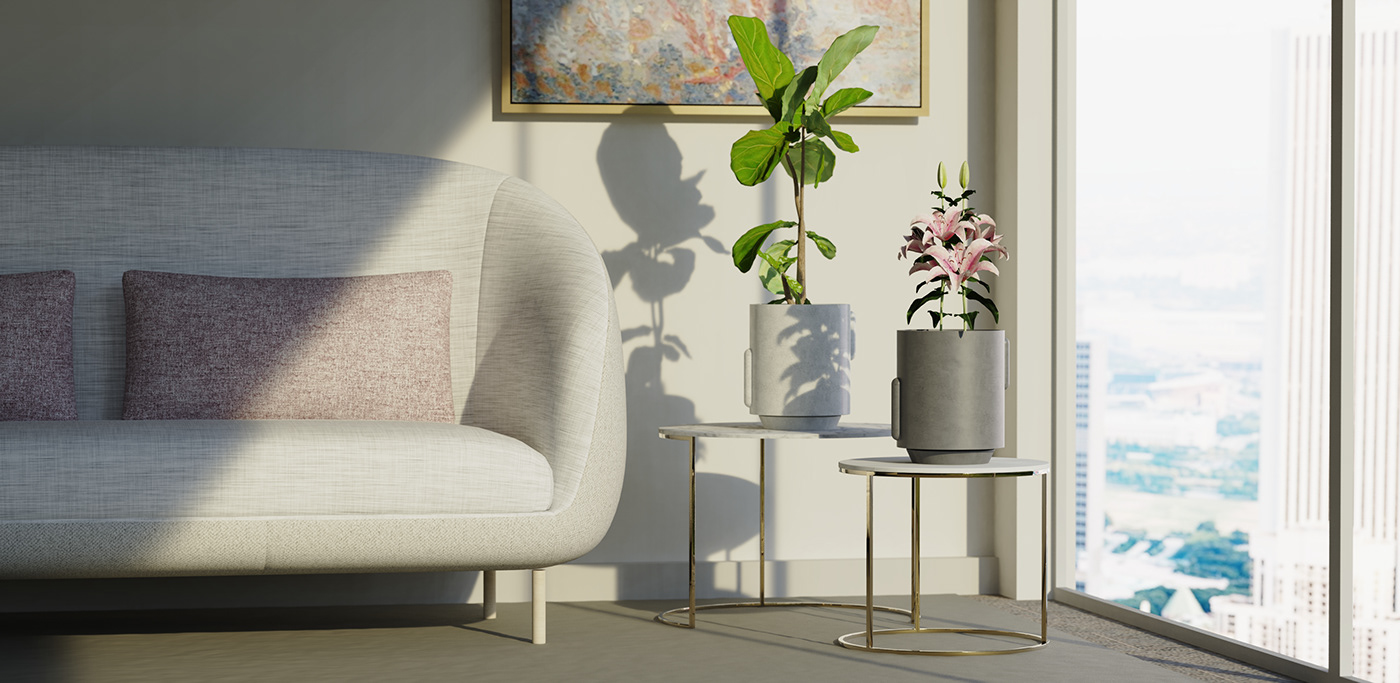 ceramics，Flowerpot，Design，Simplicity，