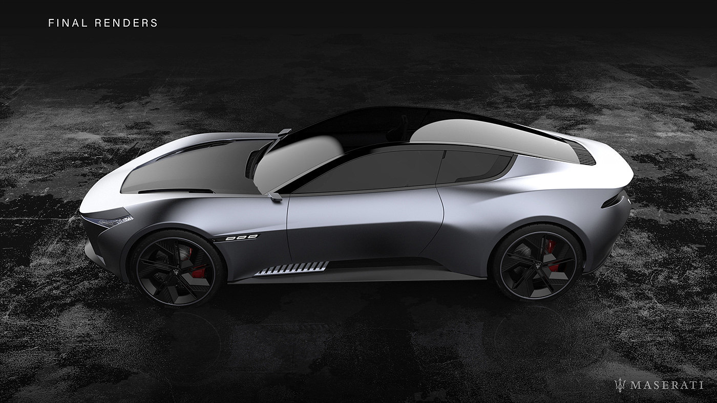 Maserati，Sports car，Appearance design，Cool，concept，