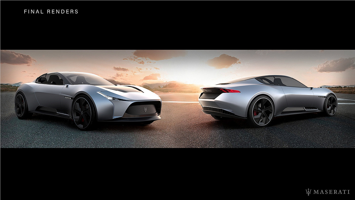 Maserati，Sports car，Appearance design，Cool，concept，