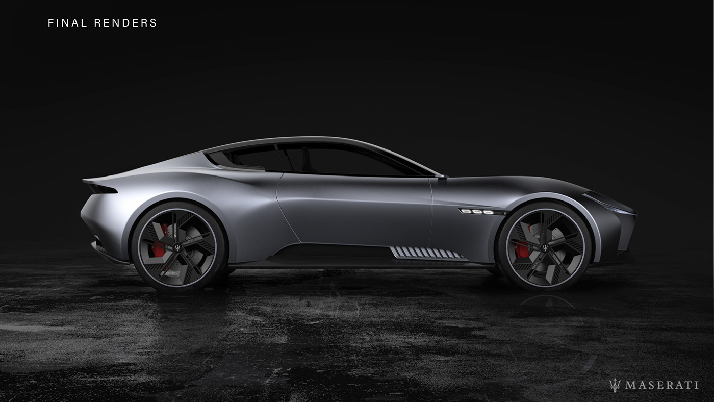 Maserati，Sports car，Appearance design，Cool，concept，