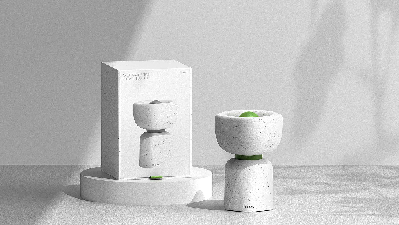 Foran，Electronic diffuser，product design，Bouquet，
