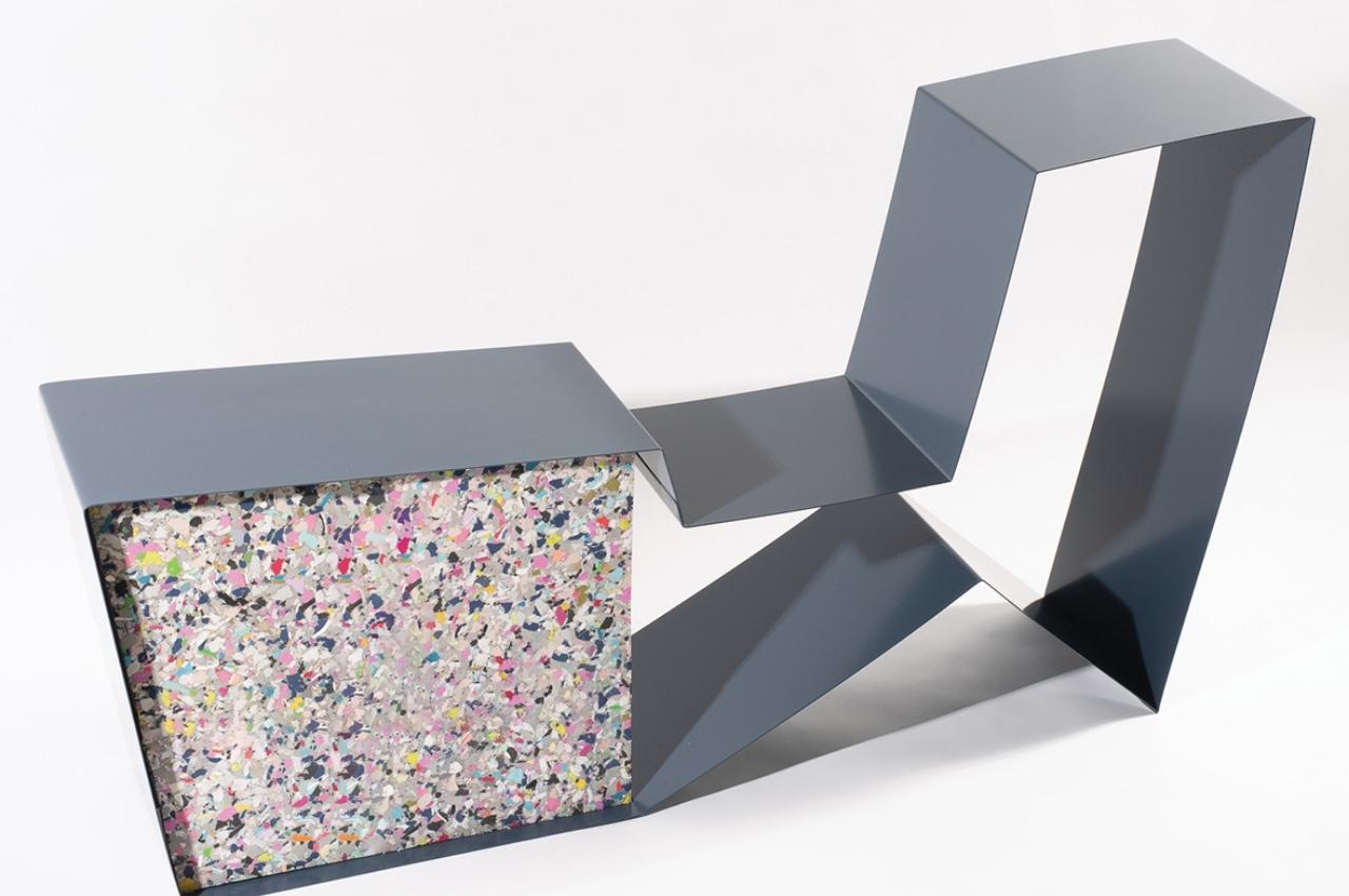 Waste utilization，shoes，Design，Environmental protection materials，Recycled materials，Public seat，bookshelf，