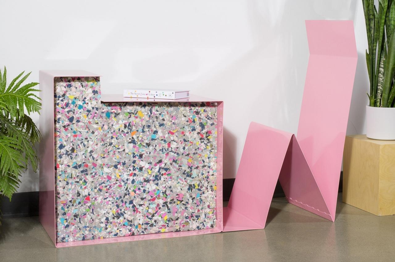 Waste utilization，shoes，Design，Environmental protection materials，Recycled materials，Public seat，bookshelf，