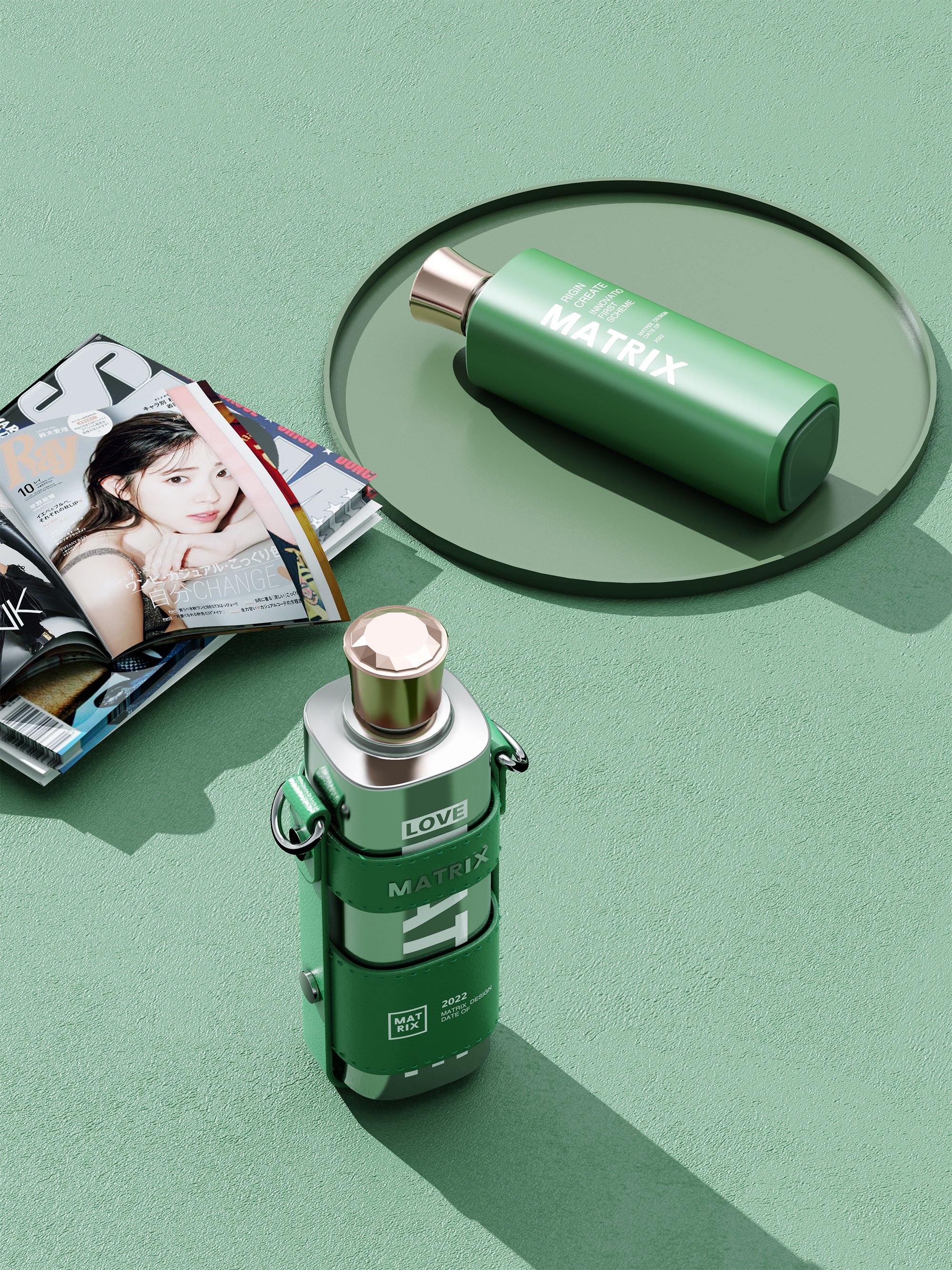 Water cup，vacuum cup，Fashion slung cup，