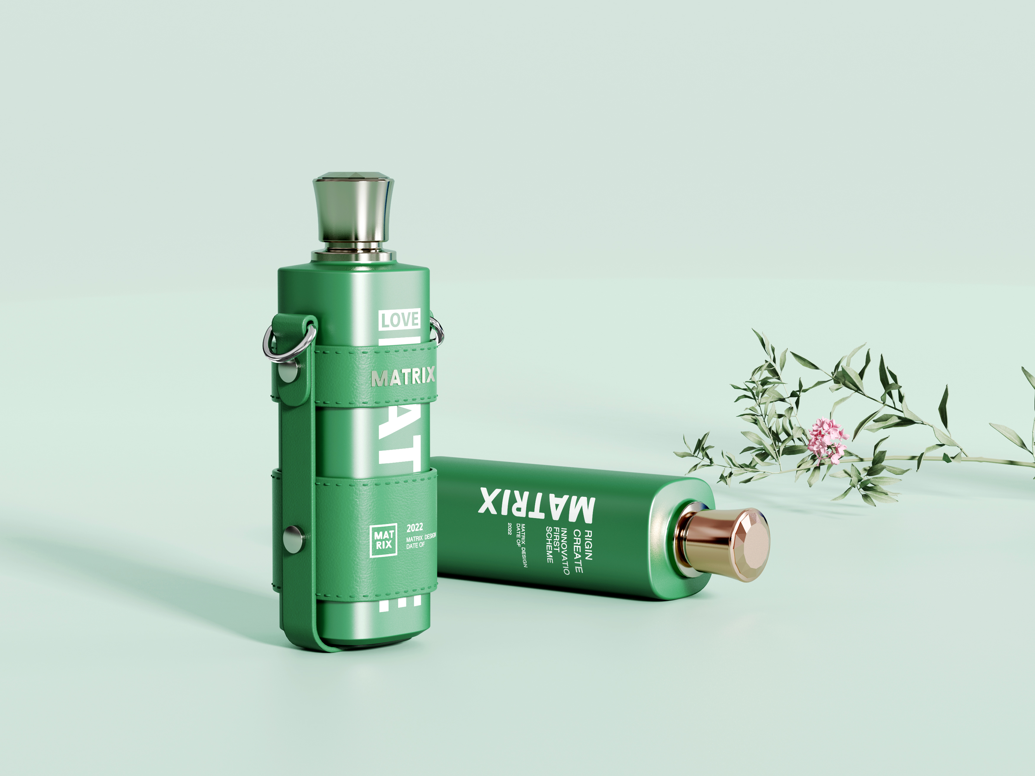 Water cup，vacuum cup，Fashion slung cup，