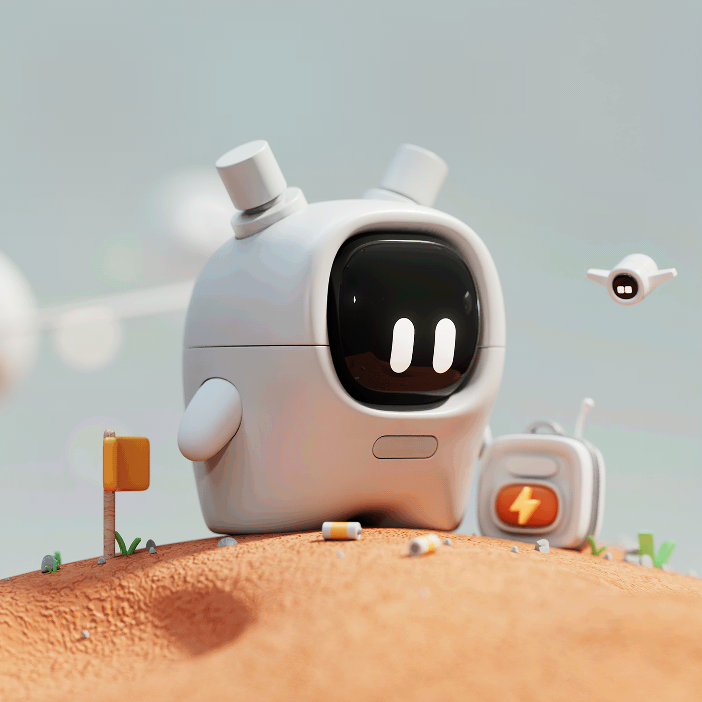 Design，robot，lovely，manual，