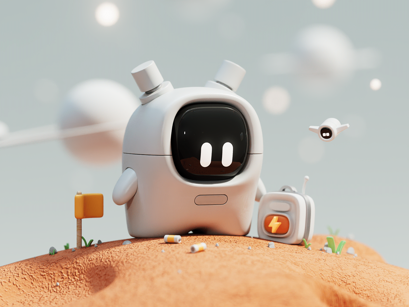 Design，robot，lovely，manual，