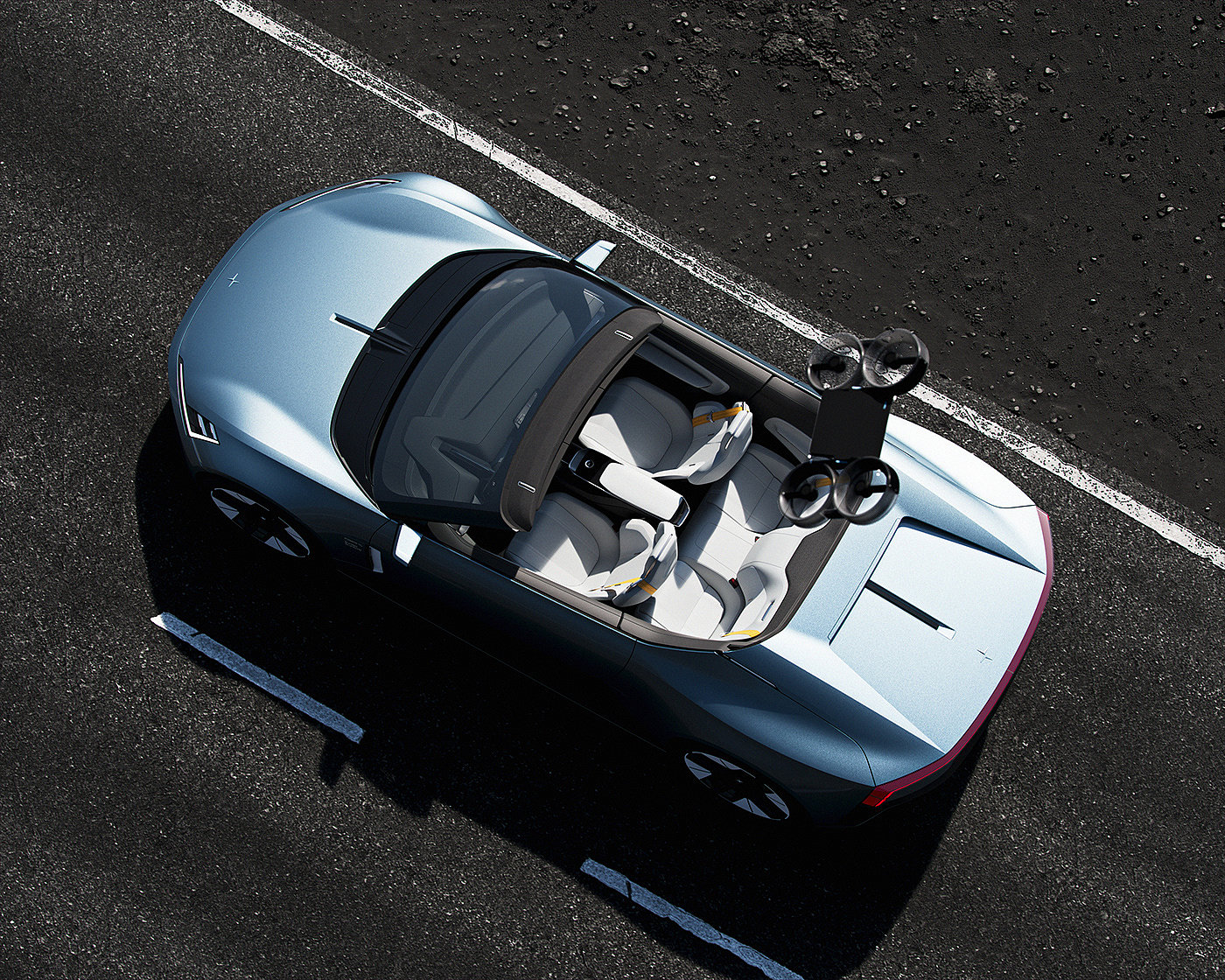 Polestar O2，Art，automobile，Visual design，