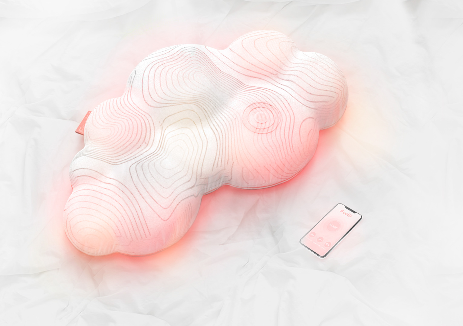 pillow，product design，Ergonomics，Feel U，