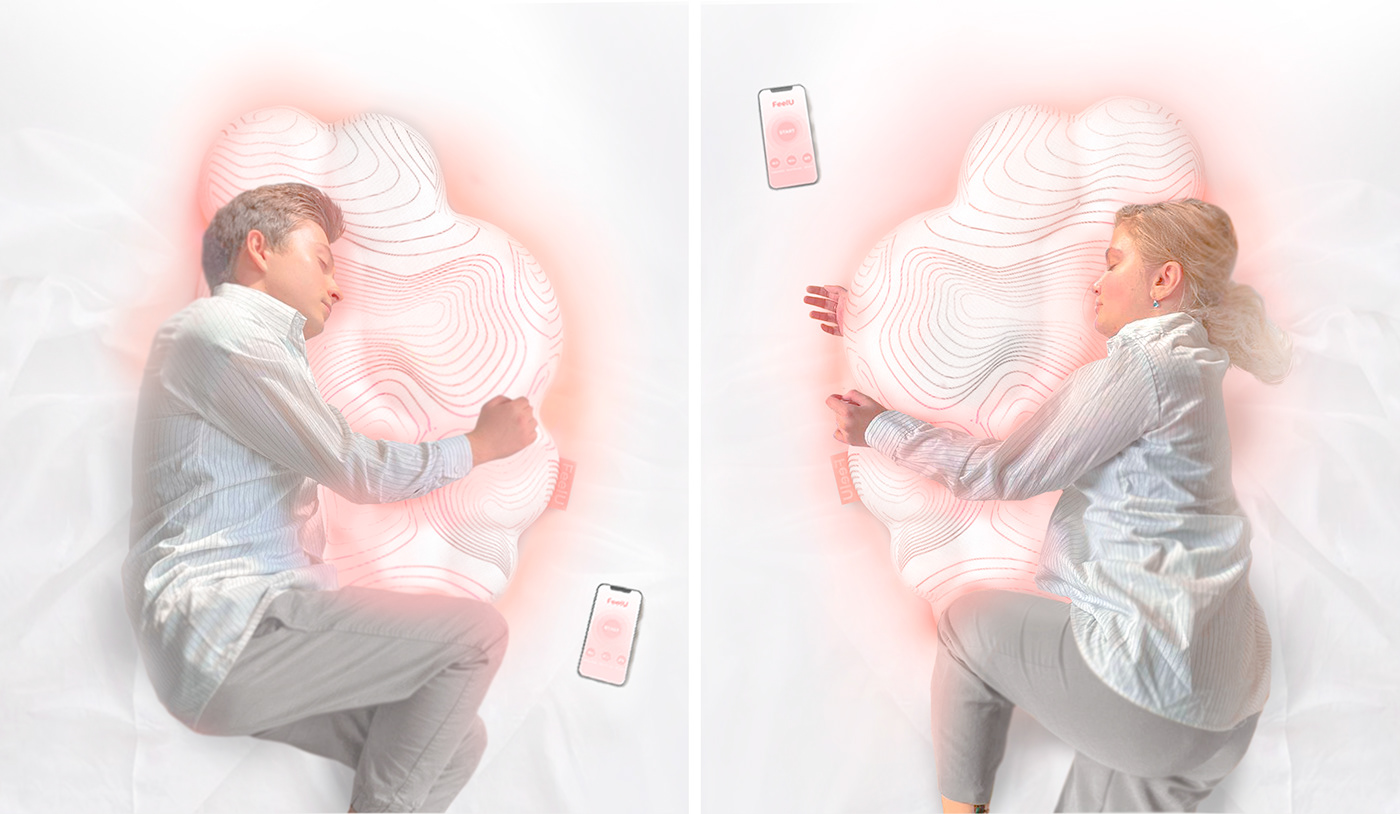 pillow，product design，Ergonomics，Feel U，