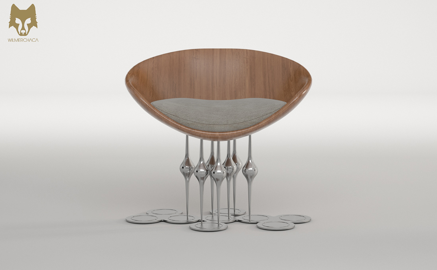 Jellievis，chair，furniture design ，product design，