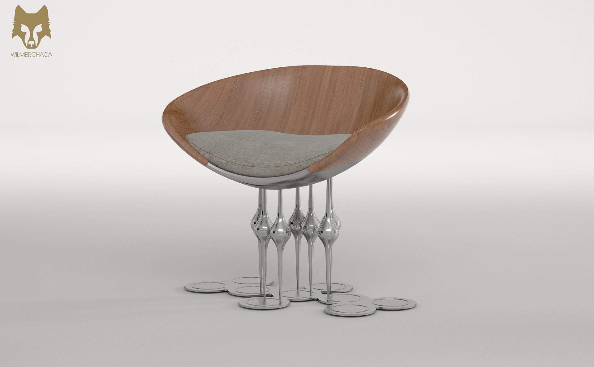 Jellievis，chair，furniture design ，product design，