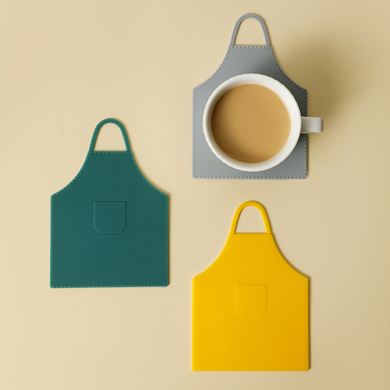 apron，Coaster，Silicone pad，Mat，kitchen，