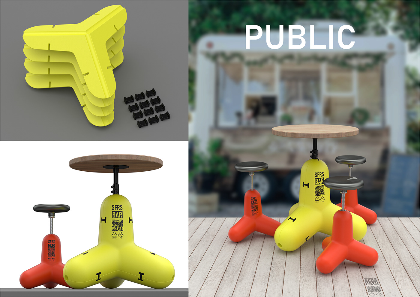 MSFCS，Carrier，Multipurpose，base，Tables and chairs，multi-function，