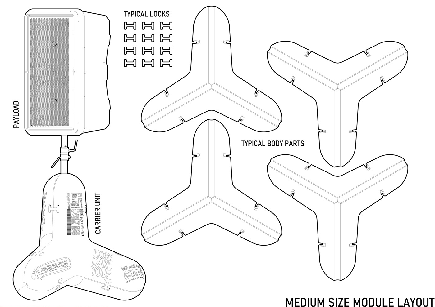 MSFCS，Carrier，Multipurpose，base，Tables and chairs，multi-function，