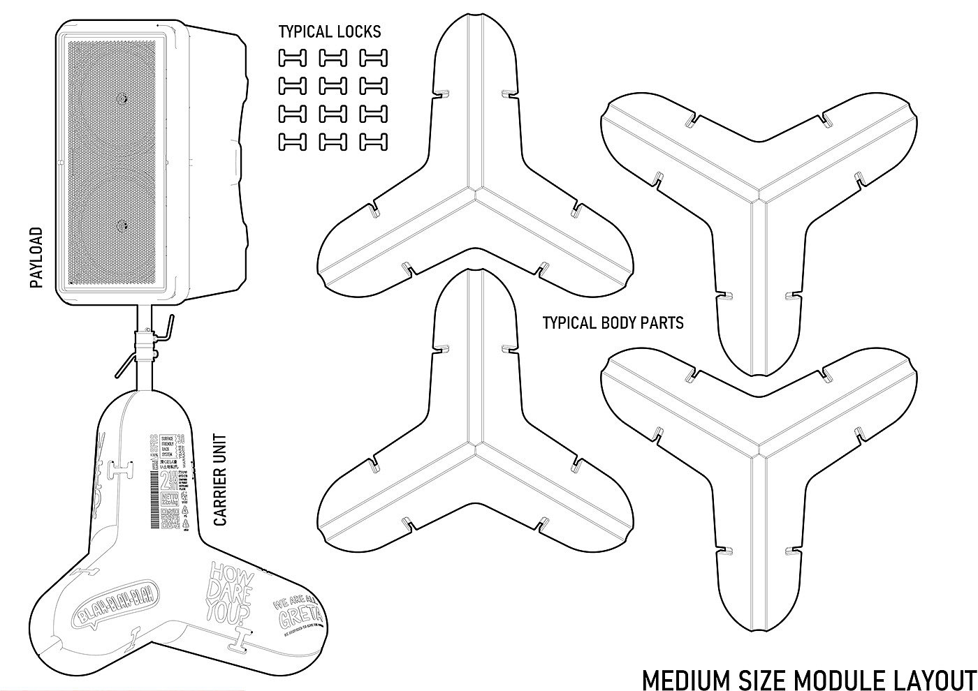 MSFCS，Carrier，Multipurpose，base，Tables and chairs，multi-function，