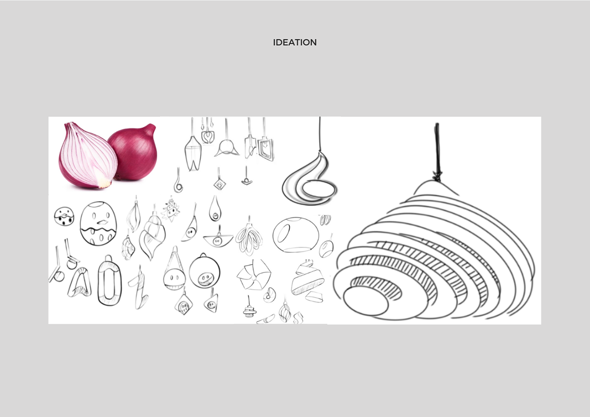 3d，onion，lamp，Interior design，