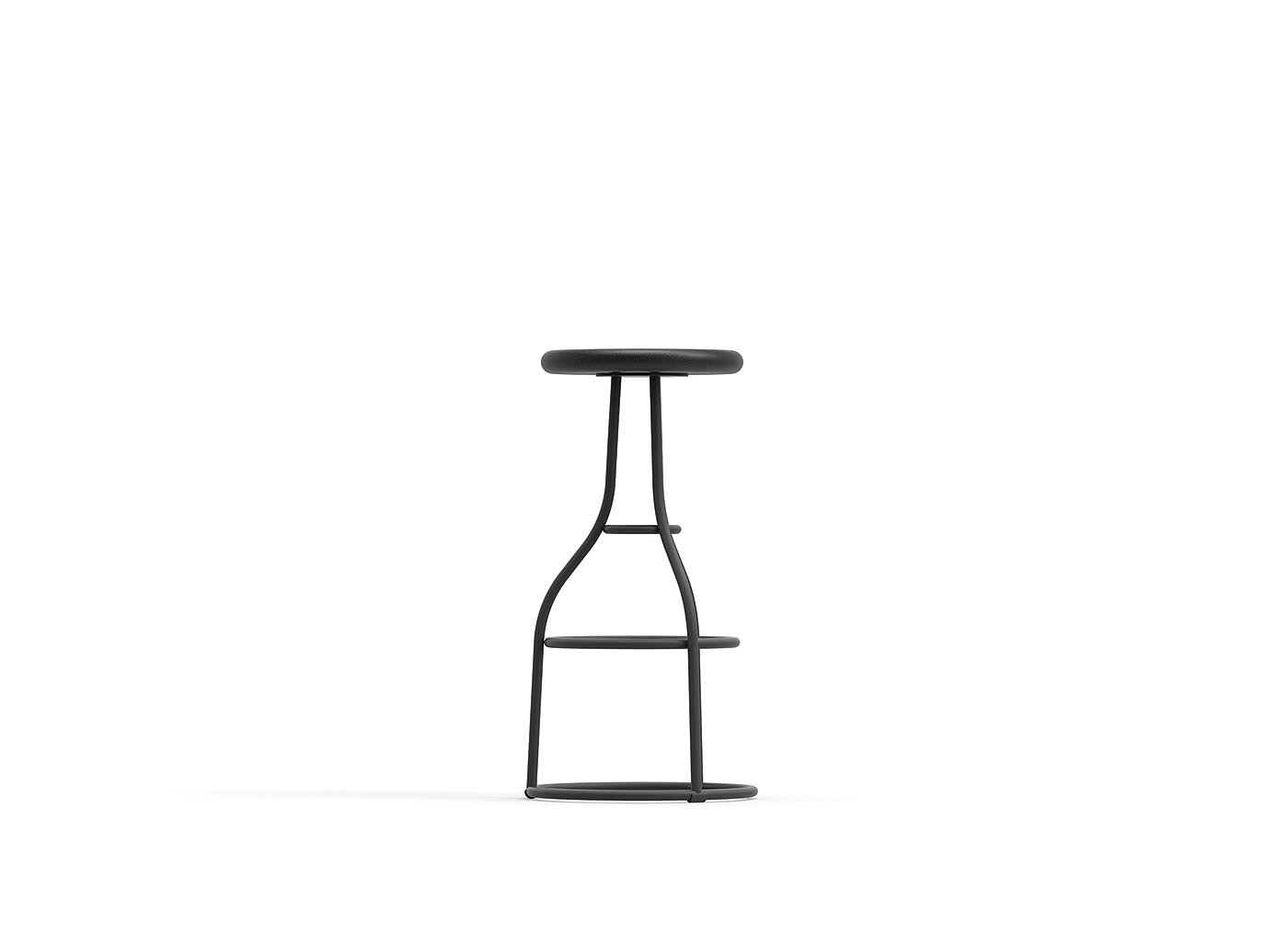 Wine Bar Stool，Lefteris Tsampikaki，Bar stool，