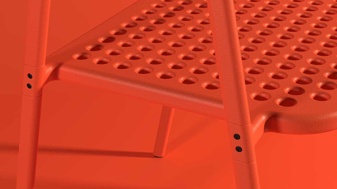 Reprint，furniture，chair，Reinforced polypropylene plastic，