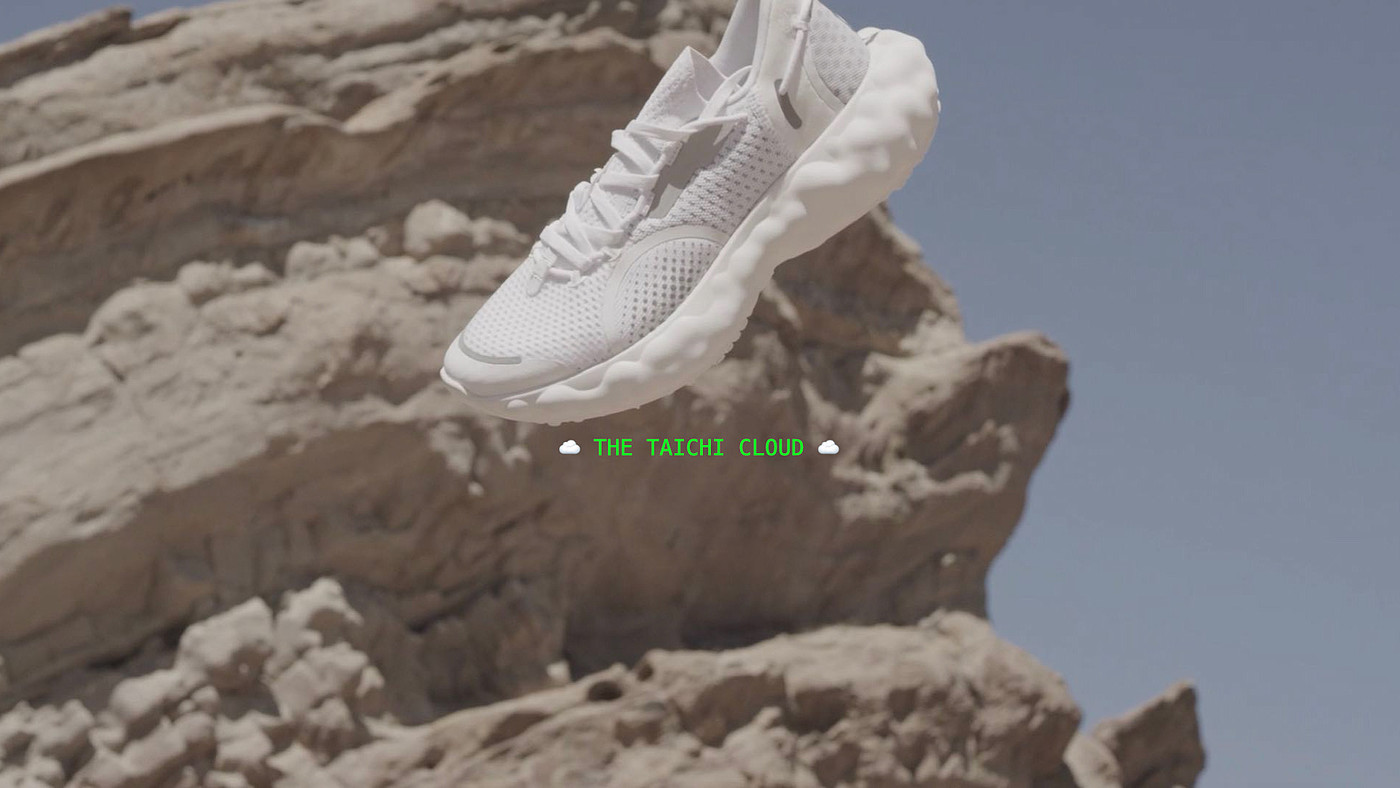 kui cai，Tai chi cloud R-1，Sneaker design，product design，PEAK brand，Taichi technology，