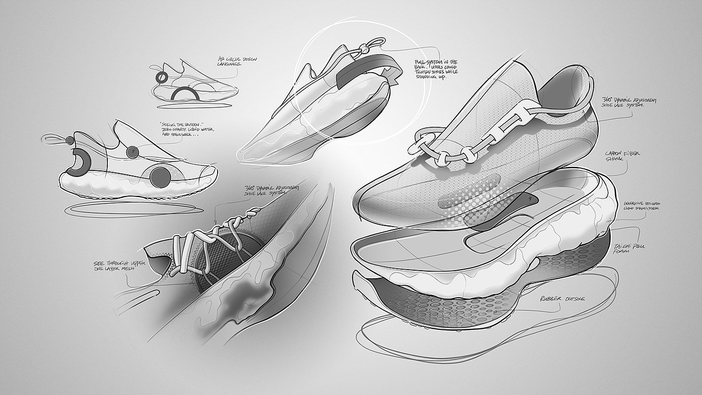kui cai，Tai chi cloud R-1，Sneaker design，product design，PEAK brand，Taichi technology，
