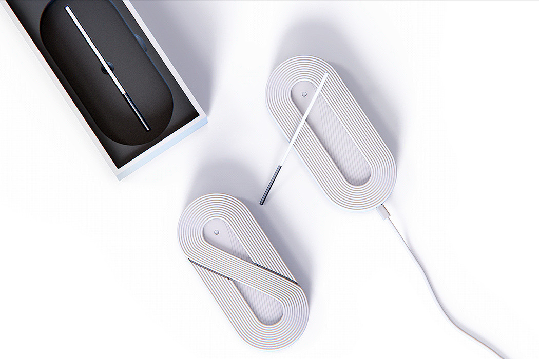 Japanese style，wireless charger ，HYUU，Japanese Zen，product design，Juwon Kim，