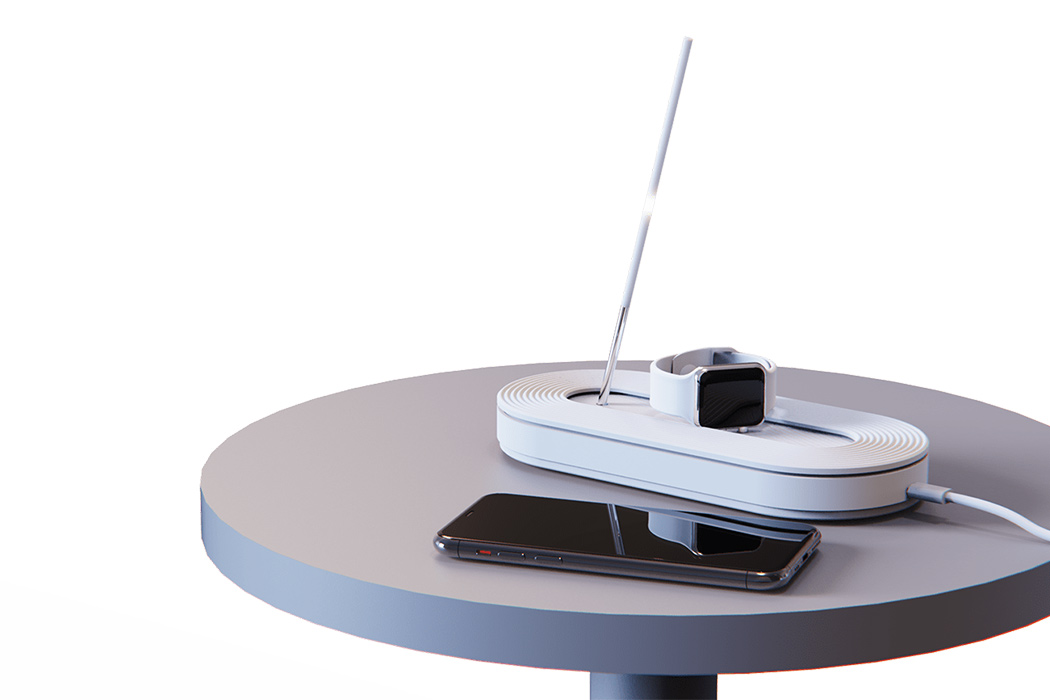 Japanese style，wireless charger ，HYUU，Japanese Zen，product design，Juwon Kim，