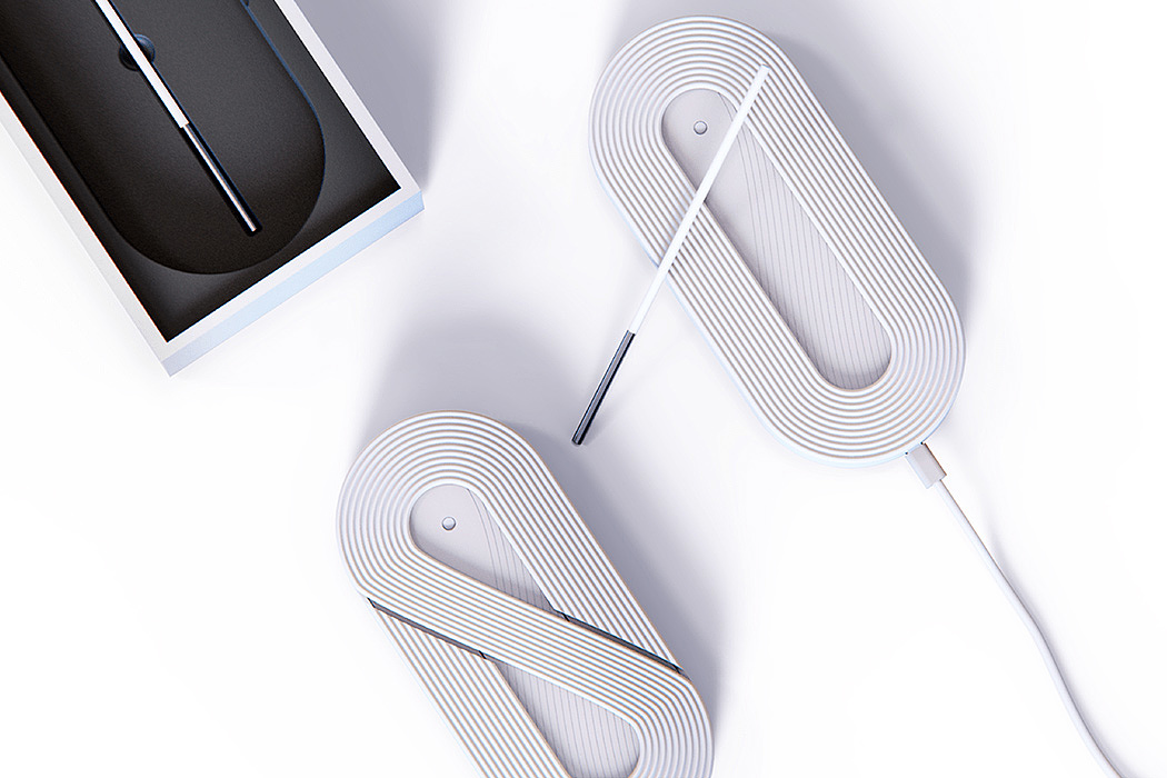 Japanese style，wireless charger ，HYUU，Japanese Zen，product design，Juwon Kim，