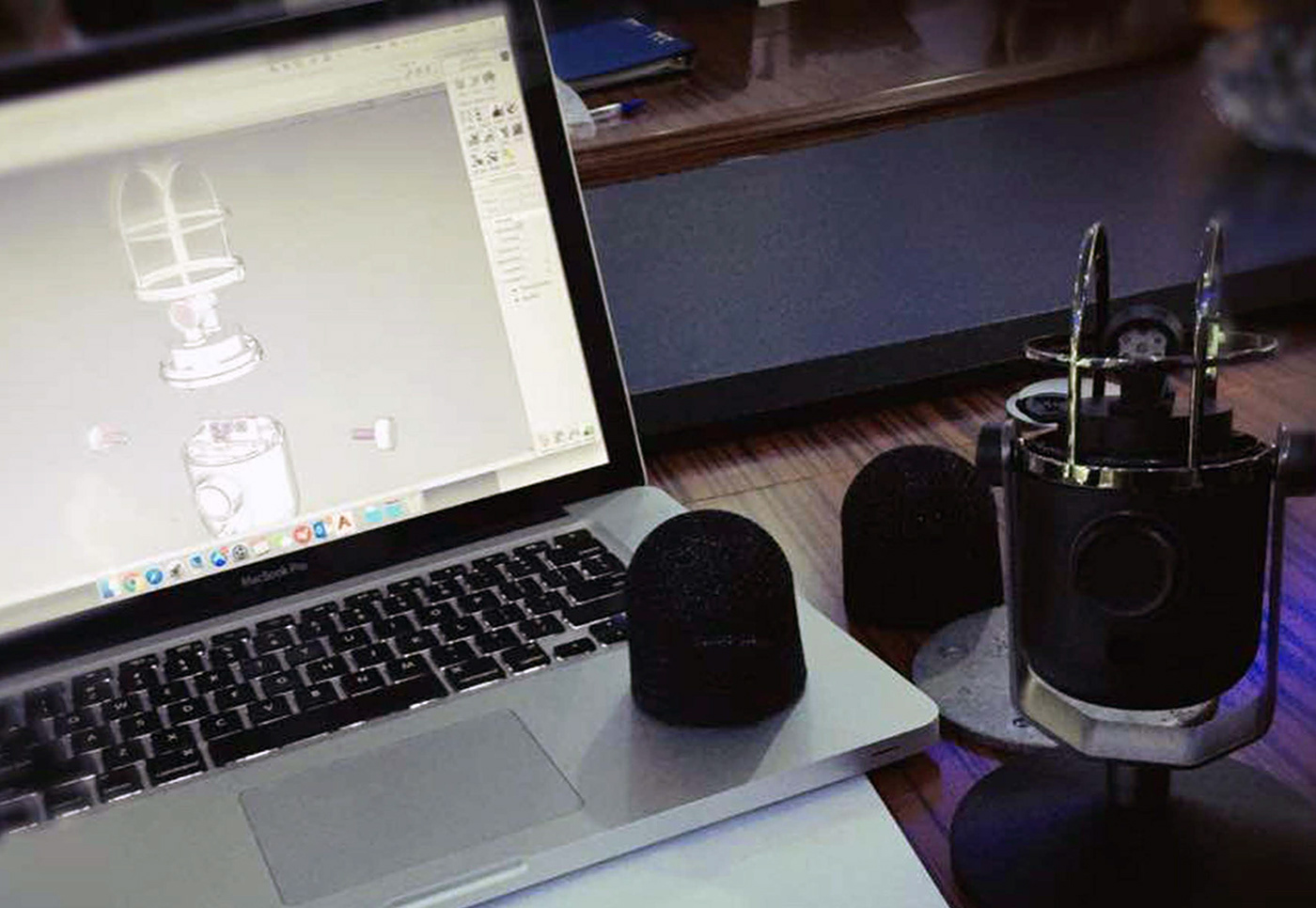 CURA DESIGN，USB Microphone，product design，dome，Microphone，Retro style，