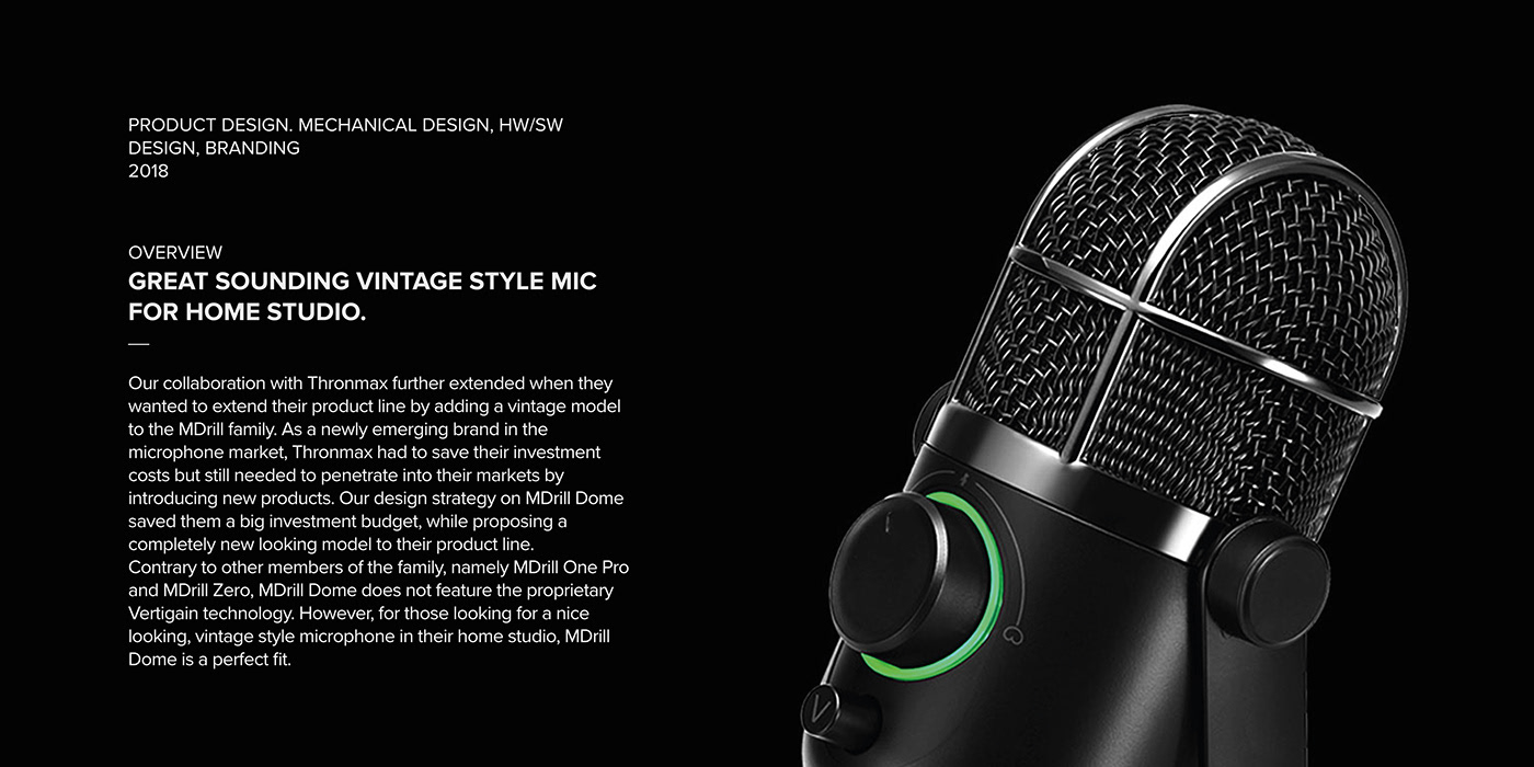 CURA DESIGN，USB Microphone，product design，dome，Microphone，Retro style，