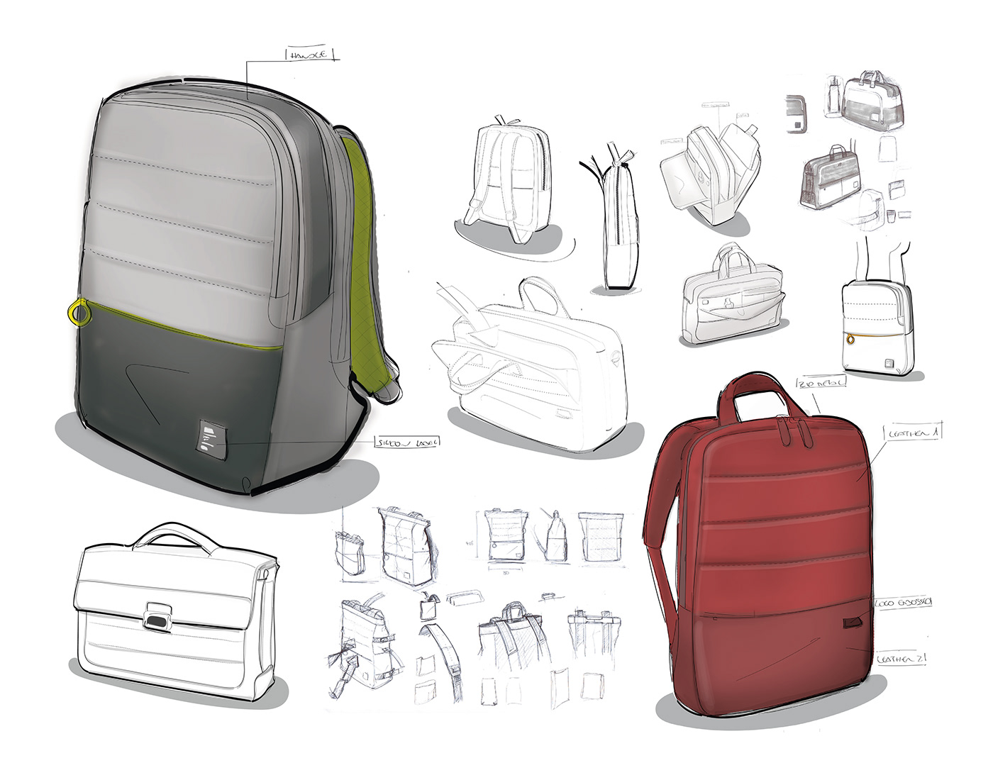 Riccardo Trussi，Passenger bag series，product design，Urban series，multi-function，practical，