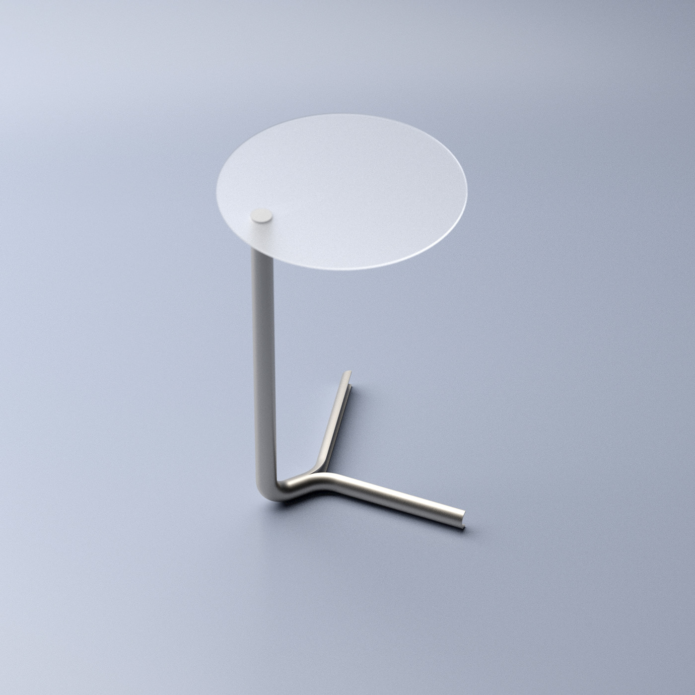 Sea Foam，"Break Up" Side Table，product design，Side Table，Minimalist style，