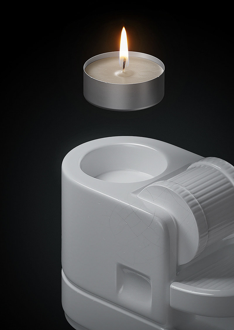 candle，Candlestick，white，