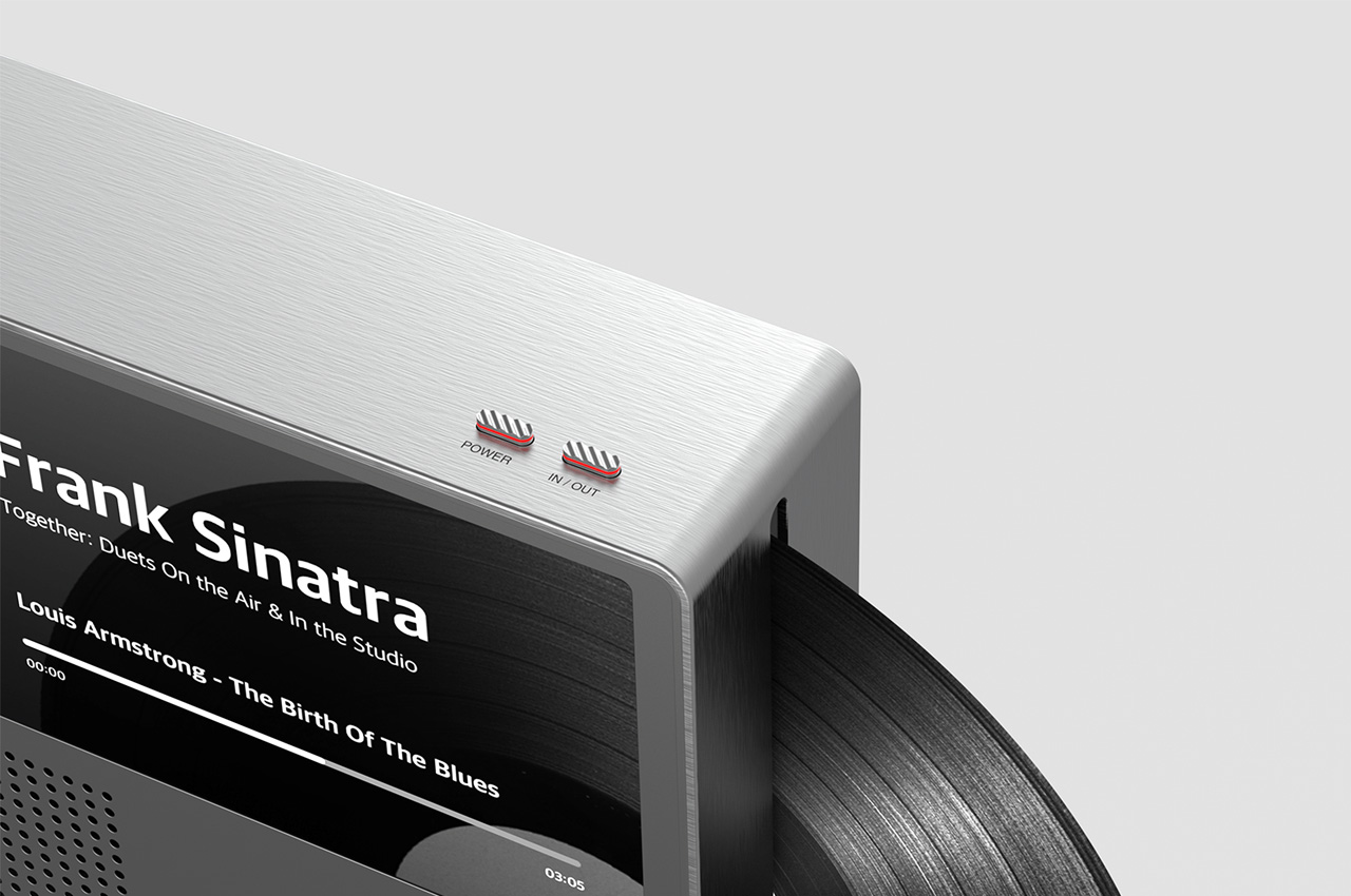 Eun seok Go，Retro modern，Record player，product design，Vinyl record，Aesthetic design，