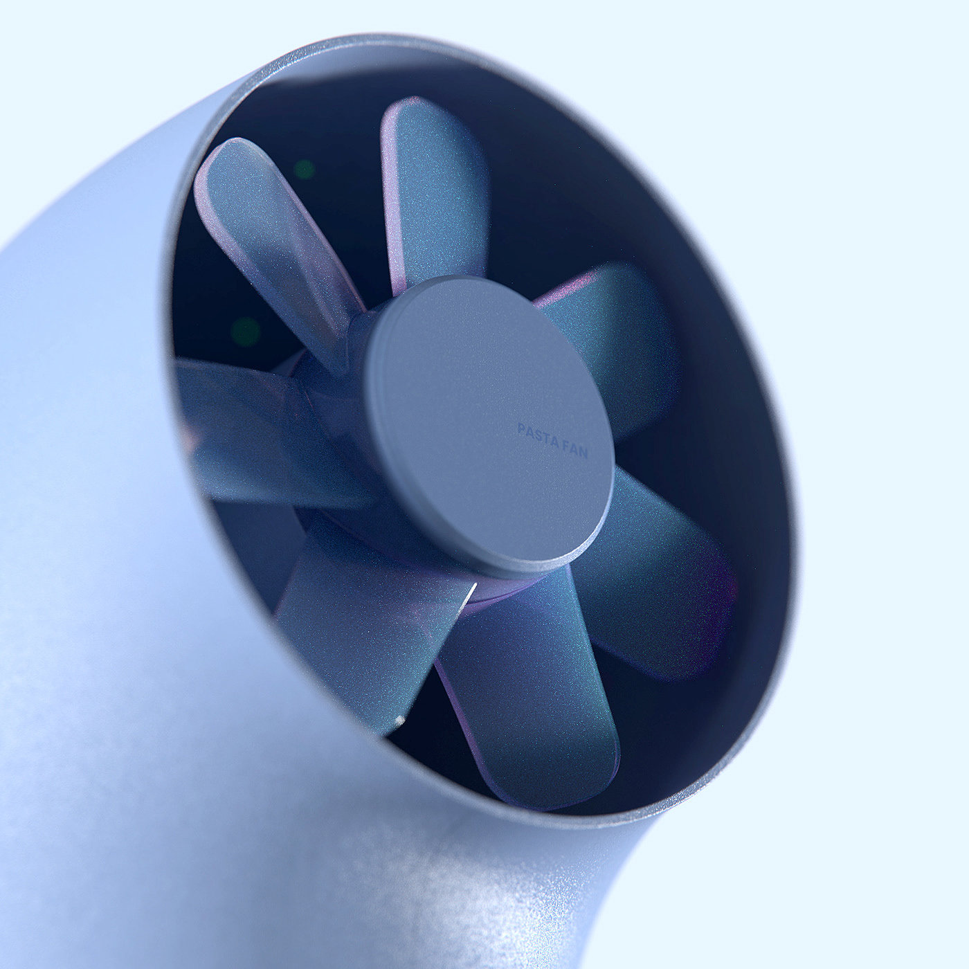 Fan，Desktop，Soft rubber，Small，