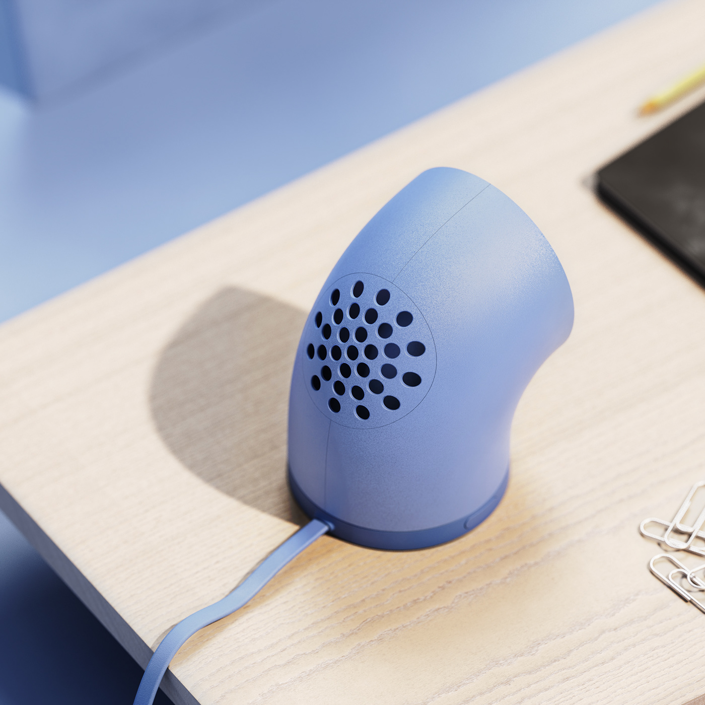 Fan，Desktop，Soft rubber，Small，