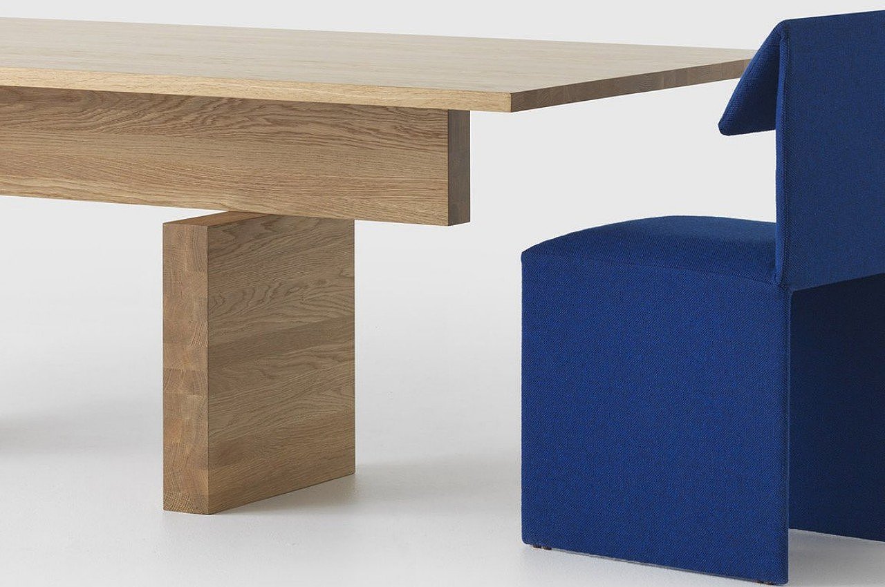 Flat dining table，product design，Easy to assemble，Improve storage，Jamie McLellan，