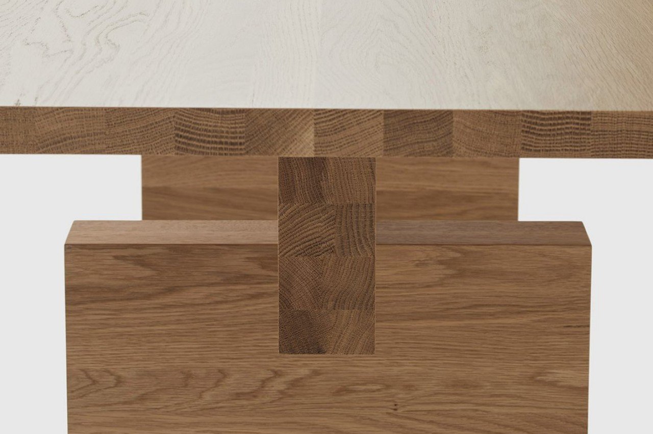 Flat dining table，product design，Easy to assemble，Improve storage，Jamie McLellan，